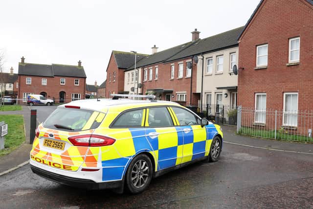 Police at the scene in Fort Terrace and Fort Drive where a number of incidents took place on Wednesday night.  Police have reported petrol was pour through a number of letterboxes and suspected bullet holes were found in one house.