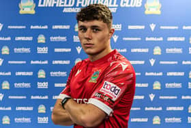 New Linfield signing Dane McCullough. PIC: Linfield FC