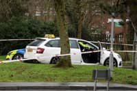 The scene in the Bell Street Road and Bell Street Manor area of west Belfast where the shooting occurred (Jonathan Porter/PressEye)