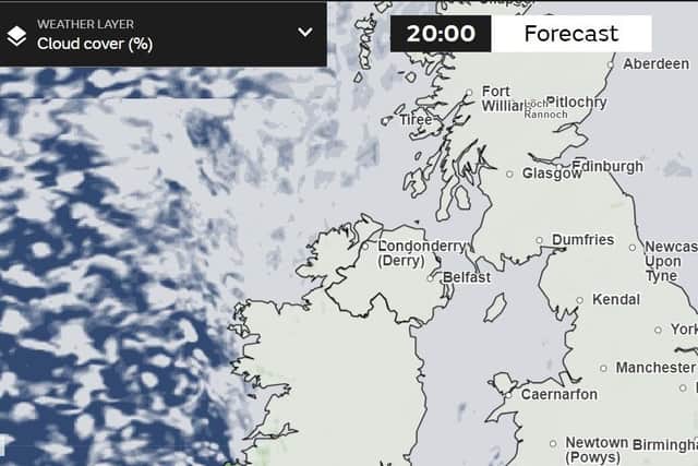 The Met Office's cloud cover prediction