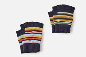 Accessorize Stripe Fingerless Gloves Set of Two, £12.