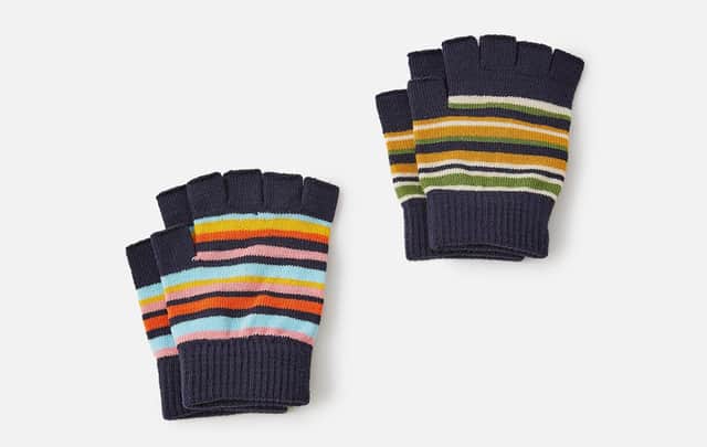 Accessorize Stripe Fingerless Gloves Set of Two, £12.
