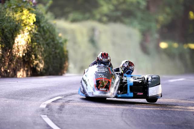 Ben and Tom Birchall in action during qualifying this year at the Isle of Man TT