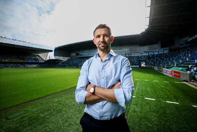 Gareth McAuley, the new Northern Ireland U19 Manager, pictured at the National Stadium at Windsor Park, Belfast. PIC: William Cherry/Presseye