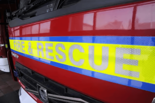Emergency services were called to a collision in Aghagallon