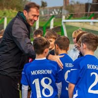 Glentoran boss Duncan Ferguson delivers special coaching session to next generation