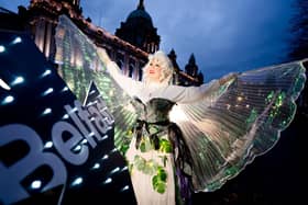 A Christmas fairy at Belfast City Council