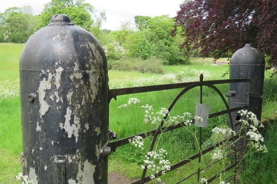 Today Christine from County Armagh recounts the remarkable vintage and pedigree of her garden gate