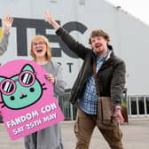 Fandom Con, one of Northern Ireland's first-ever gaming conventions specifically designed for and organised by individuals with autism and neurodiverse conditions, is set to return for its second year. Pictured are Chris Campbell, Fandom co-founder, Phoebe Mann, social group facilitator at NOW Group and Niall Hynds, NOW Group participant and Fandom Con committee member