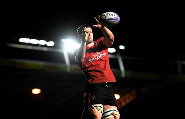 Ulster's Nick Timoney had a try ruled out against La Rochelle on Saturday. (Photo by Alex Davidson/Getty Images)