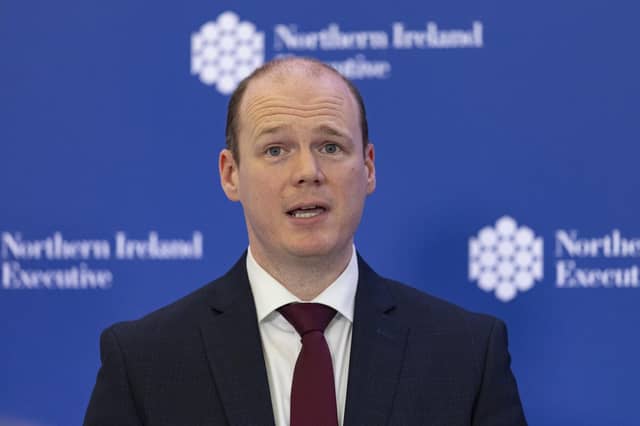Communities Minister Gordon Lyons