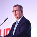 Sir Jeffrey Donaldson has reiterated the DUP's position on how any deal will be assessed by the party. Photo: Presseye/Stephen Hamilton