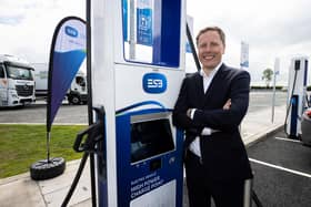 Pay for use to be introduced for Electric Vehicle (EV) drivers in Northern Ireland from Wednesday, April 26. Pictured is John Byrne, head of ESB ecars