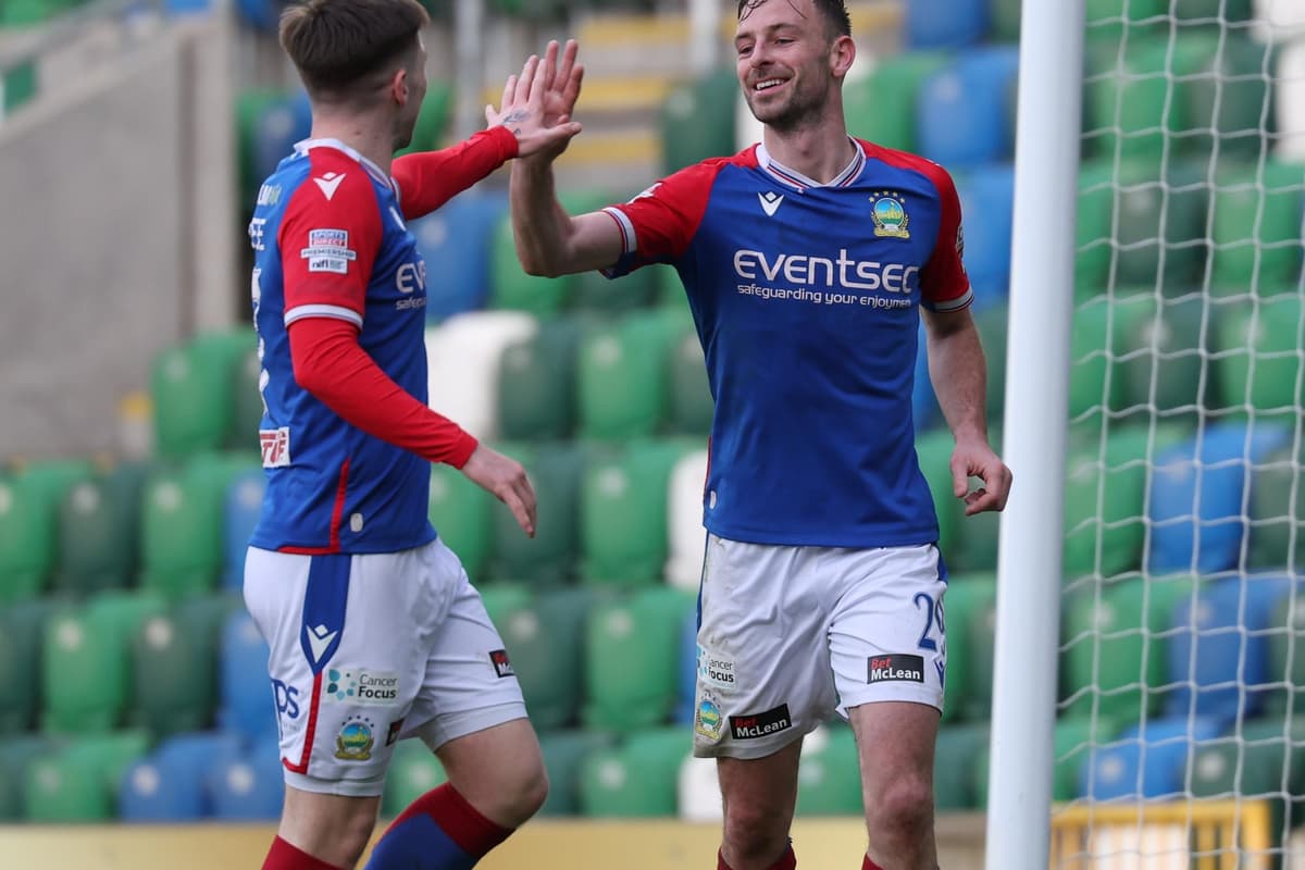 Matthew Fitzpatrick credits Linfield for being patient in their 2-0 home success against Ballymena United