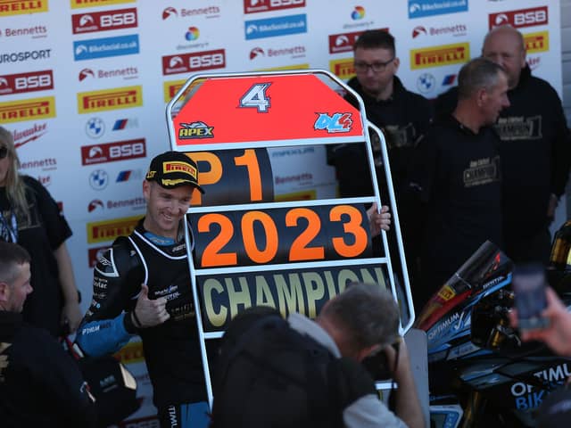 Dan Linfoot was excluded from the results of the final National Superstock 1000 round at Brands Hatch and lost the British title as a result. Picture: David Yeomans Photography
