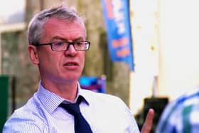 Joe Brolly during a previous appearance on RTE; the latest furore surrounds a gesture he made on his Free State podcast