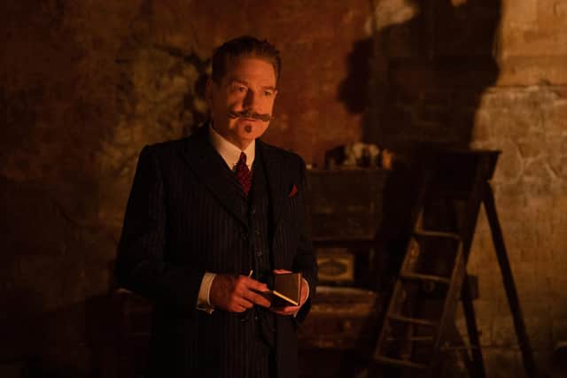 Kenneth Branagh as Hercule Poirot. PA Photo.