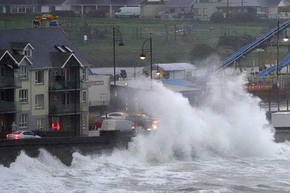 Storm Betty brings half a months rain to Northern Ireland as winds batter coastal areas