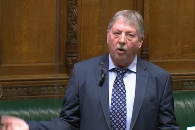 Sammy Wilson in the Commons on February 22