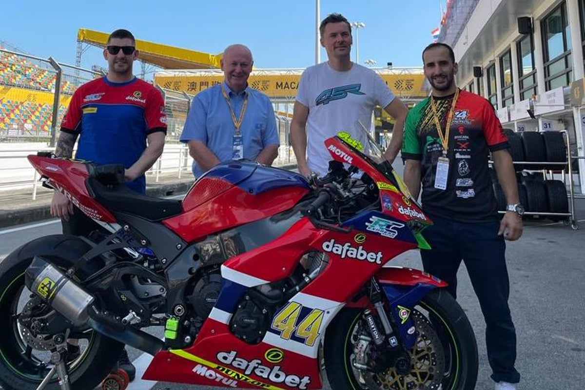 "There are a few British guys but the bulk of the riders are from the road racing championship in Europe."