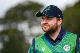 Ireland's Paul Stirling was named 'Player of the Match' in Sunday's win. (Photo by Seb Daly/Sportsfile via Cricket Ireland)