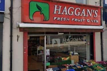 Haggan's Fruit and Vegetables, Ballyclare. (Pic by Google).
