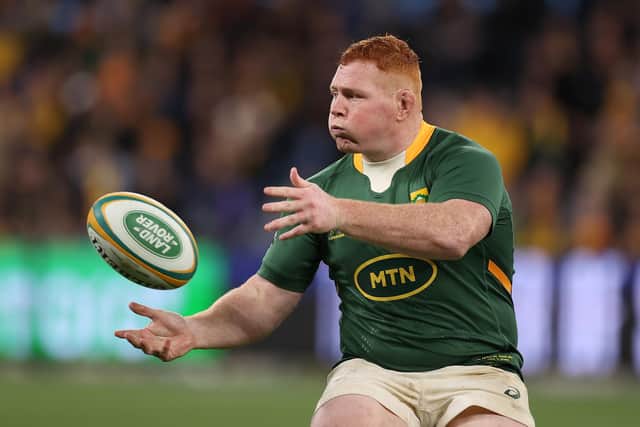 Steven Kitshoff in action for the Springboks during The Rugby Championship match between the Australia Wallabies and South Afric at Allianz Stadium on September 03, 2022 in Sydney, Australia. (Photo by Mark Kolbe/Getty Images)