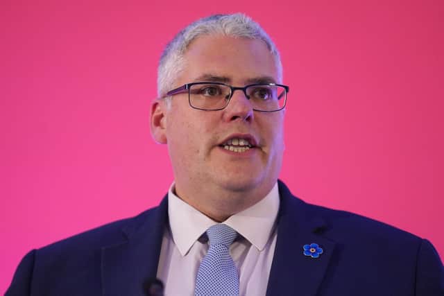Gavin Robinson accused SF of ‘appalling abdication of leadership’ (Brian Lawless/PA Wire)