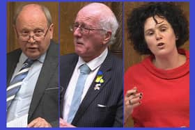 Jim Allister, a tearful Jim Shannon, and Claire Hanna all contributed to the debate