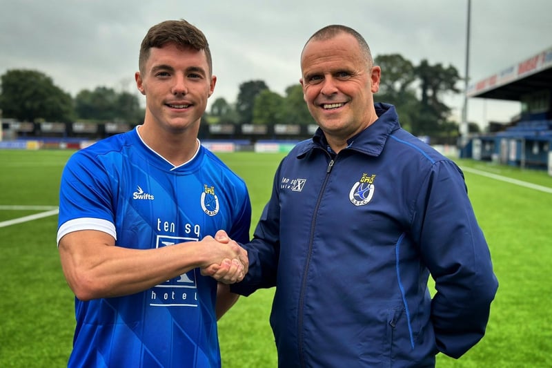 Former Cliftonville and Warrenpoint Town forward Thomas Maguire made 13 Premiership appearances for Larne before moving to Dungannon Swifts on Deadline Day