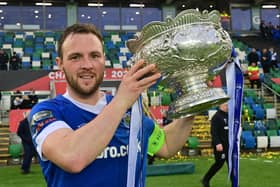 Jamie Mulgrew captained Linfield to another success on Sunday against Coleraine