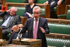 Communities Secretary Michael Gove making a statement to MPs in the House of Commons on 14 March, where he set out the the Government's new definition of extremism. Photo: PA