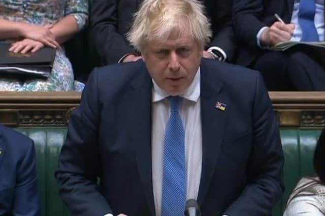 Former prime minister Boris Johnson signed up to the protocol