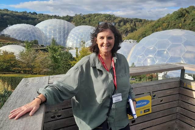Kathy Black at Eden Project in Cornwall