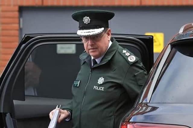 PSNI chief constable Simon Byrne