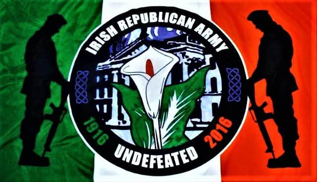 IRA propoganda flag