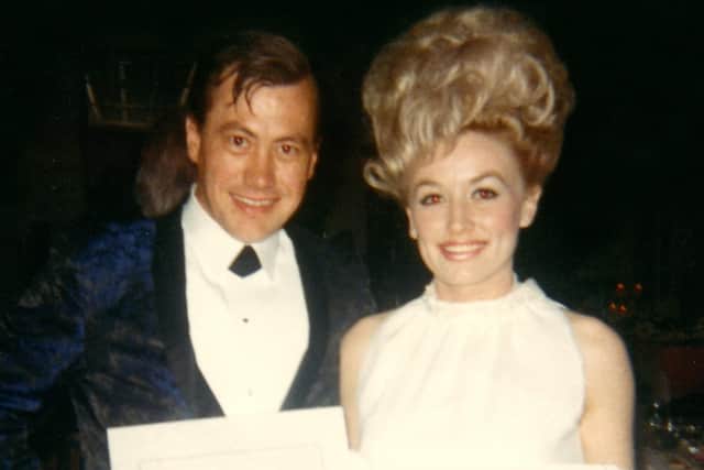 Dolly Parton with her uncle Bill Owens who was a mentor for her musical career