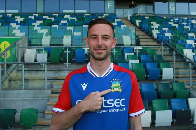 Matthew Fitzpatrick has made the switch from Glenavon to Linfield