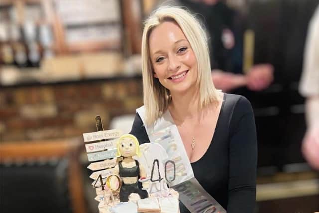 Gemma O’Hara, from County Antrim, had a stroke seven months ago at just 39 years old