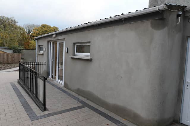 The new studio at Body and Mind Garvagh. The premises was formerly a derelict butcher’s store, but has been transformed as part of the COVID Small Settlements Regeneration Programme. Credit Causeway Coast and Glens Council