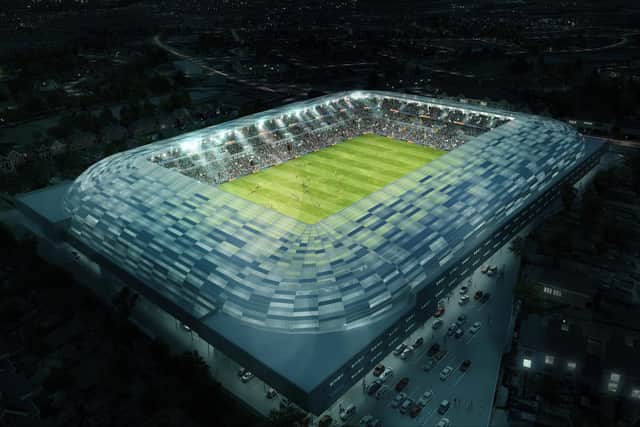 How the rebuild Casement Park is supposed to look.