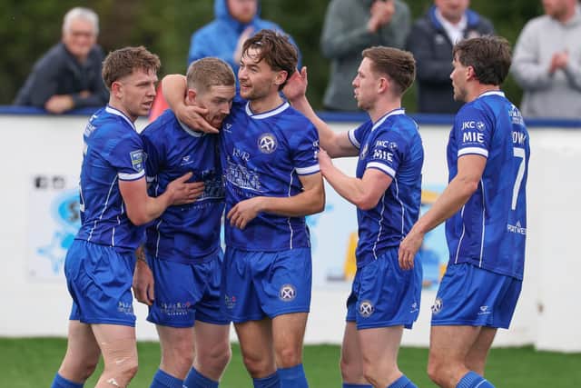 Limavady United visit Larne aware victory would push the side up to sixth in the Premiership table. (Photo by Desmond Loughery/Pacemaker Press)