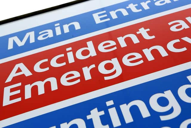 A man has been treated in hospital for burn injuries following an incident at a court in Co Tyrone.