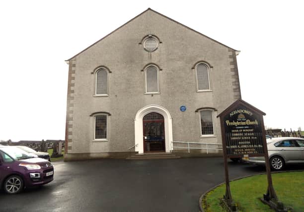 Aghadowey Presbyterian church, Co Londonderry. Picture: Billy Maxwell