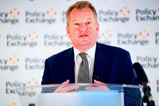 Lord Frost (pictured at an event hosted by think-tank Policy Exchange)
