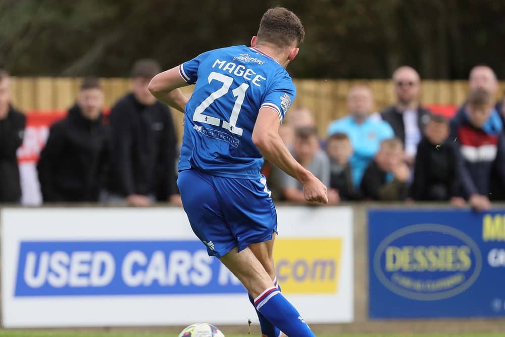 Loughgall striker Benji Magee is set to sign for champions Larne
