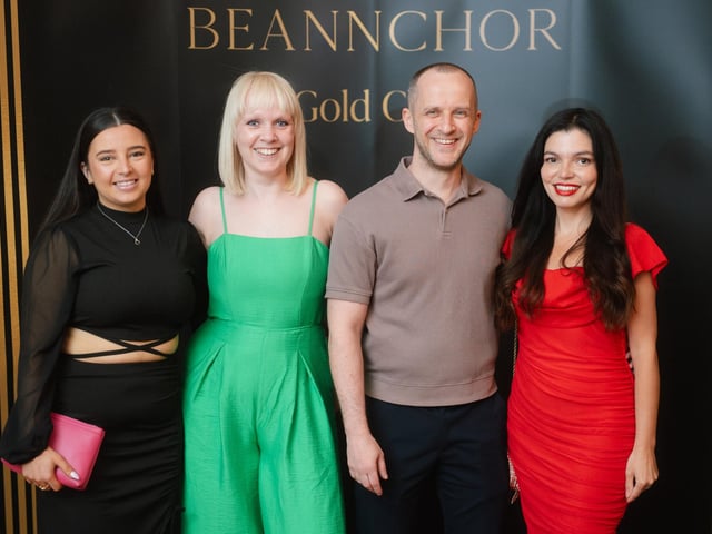 Tina Warke, Catherine McDaid, Scott McCracken and Fabiana McCracken