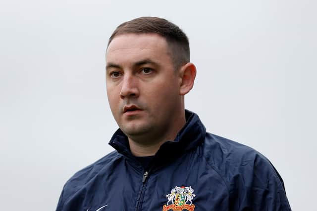 Glenavon stand-in manager Gary McAlister. PIC: Alan Weir/Pacemaker Press