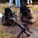 Republican terrorists, pictured, outkilled loyalists by 2:1 during the Troubles
