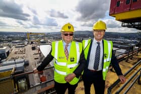 Harland & Wolff welcomed to its Belfast shipyard Joseph Kennedy III